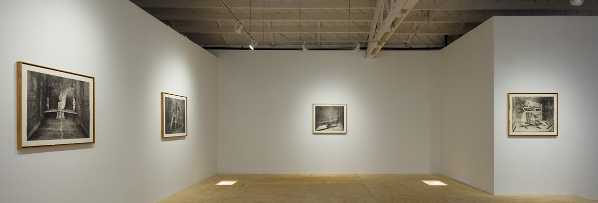 Installation view of Stature photographs at Klowden Mann Gallery, Los Angeles